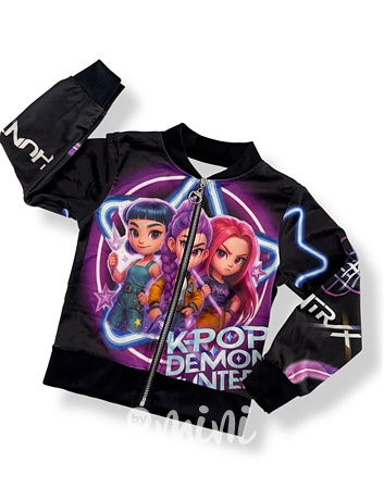 Demon Hunters soft velur mikina