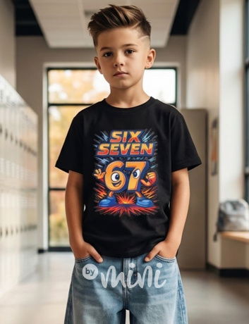 Six Seven triko černé