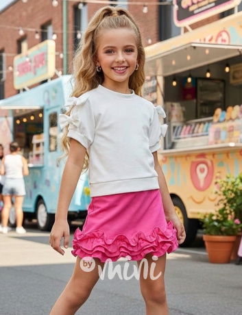 Mašličková blůzka bílá