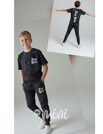 New York acid wash set antracit