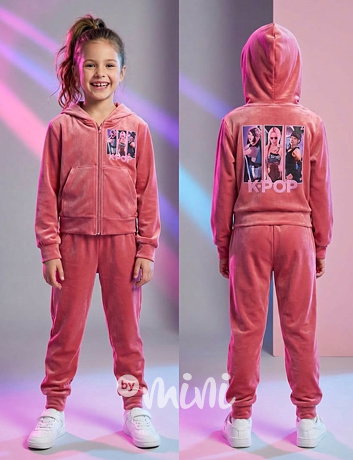 K-Pop soft velur souprava