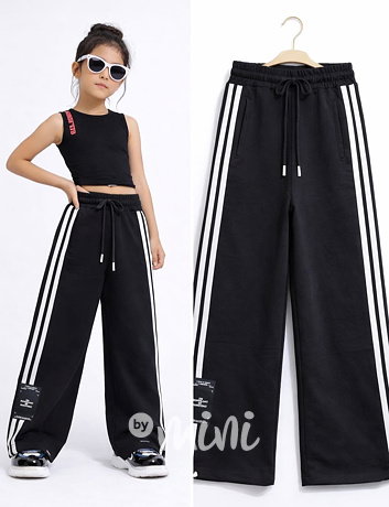 Černé streetwear lounge tepláky