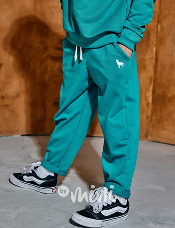 Mash Mnie baggy tepláky WOLF emerald