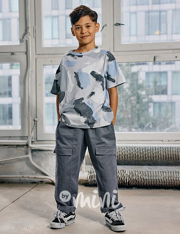 Mash Mnie cargo baggy kalhoty dark grey