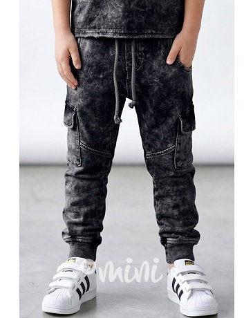 Despacito cargo tepláky acid wash dark
