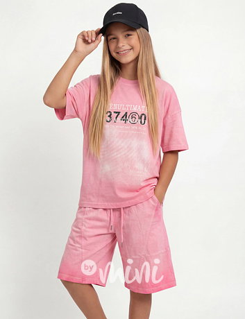 Oversize teenage triko pink