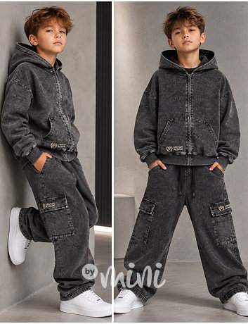 Denim soft cotton souprava