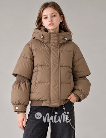 Urban puff bunda taupe