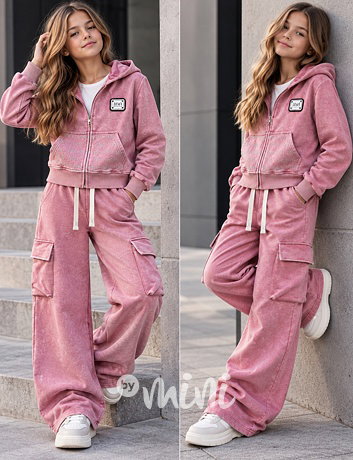 Soft cotton denim teenage souprava ROSE VINTAGE