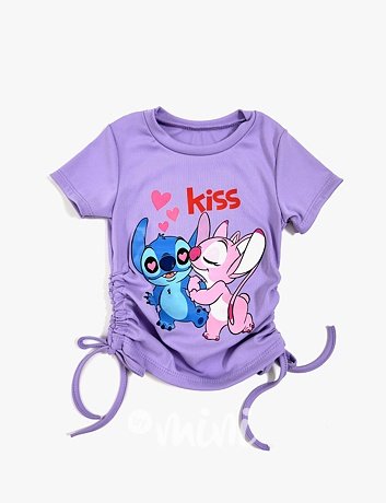 Lilo & Stitch KISS blůzka fialová