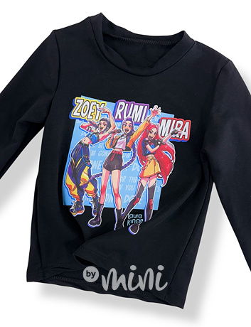 Demon Hunters blůzka GIRLS černá