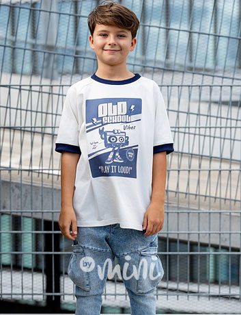 All for kids triko old school blue