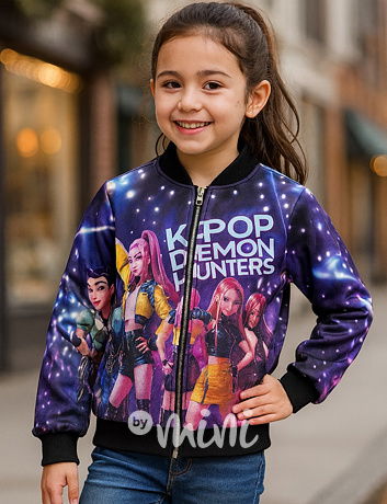 Demon Hunters zateplená mikina na zip