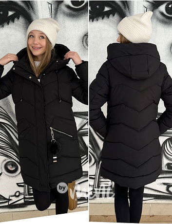 Zimní kabát Lily černý