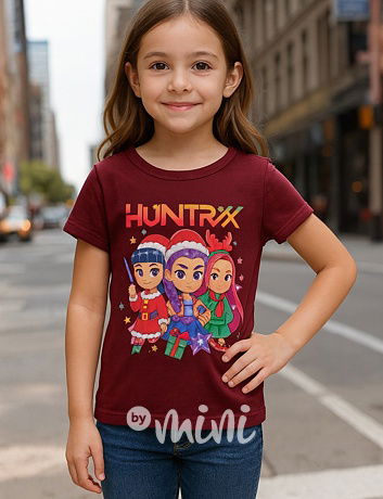 Demon Hunters triko XMAS bordo