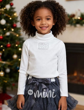 Soft velur rolák s kamínky MIU white