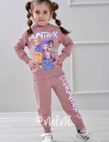 Huntrix tepláková souprava old pink