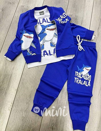 Tralalero Tralala 3-dílný set dark blue