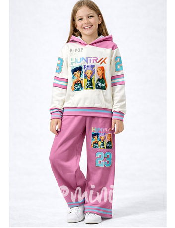 Demon Hunters zateplená sporty souprava dark pink
