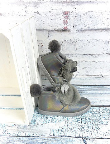 Bunny duhové grey botky