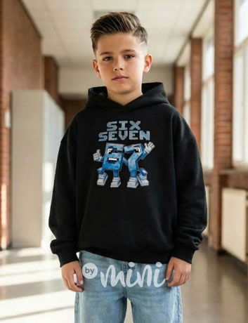 Six Seven mikina černá