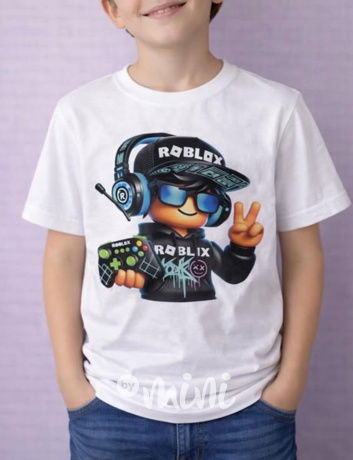 Roblox triko Player bílé