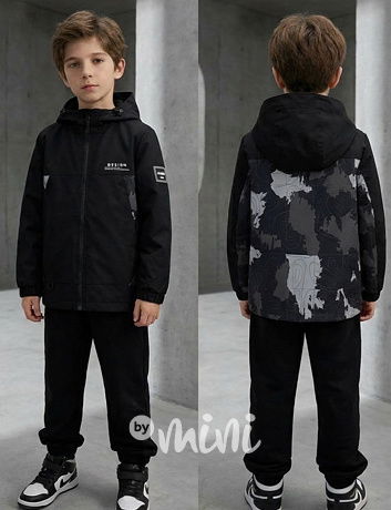 Jarní přechodová bunda DESIGN černá