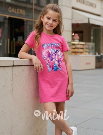 Huntrix letní šaty pink