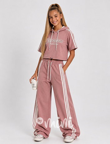 Espresso teenage lounge set s kamínky pink