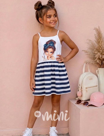Letní marina sweetie šaty blue