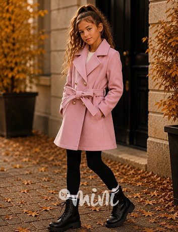 Flaušový kabátek pink