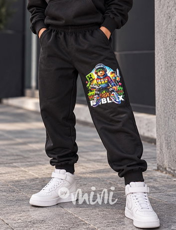 Roblox tepláky PLAYER černé