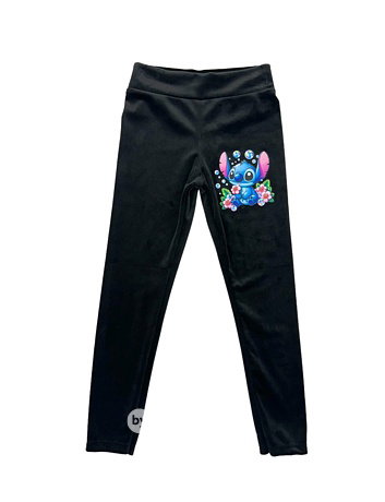 Lilo&Stitch soft velur legíny černé