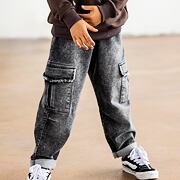 Mash Mnie soft denim barrel kapsáče black