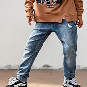 Mash Mnie soft blue denim jeans WOLF