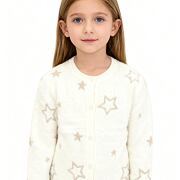 STAR chlupatý svetřík cream