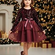 Bordo slavnostní šaty