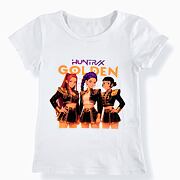 Demon Hunters triko GOLDEN bílé