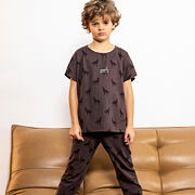 Mash Mnie pyžamo WOLF chocolate