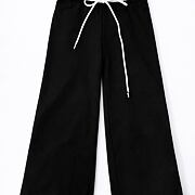 Široké relax kalhoty MIA černé