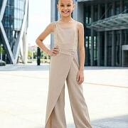 Elegant letní overal béžový