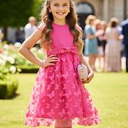 Motýlkové šaty malinové