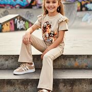 CUTIE blůzka + zvonáče beige