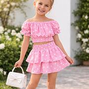 Puntíkatý letní set PINK