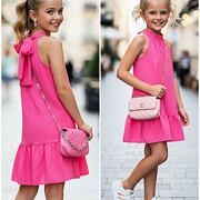 Dark pink letní šaty GLOW