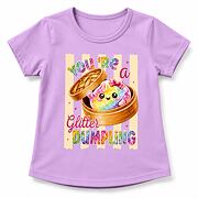 Squishy dumpling triko GLITTER fialové