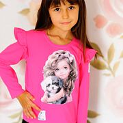 Curly girl frill triko