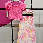 LEMON pink letní set s kabelkou