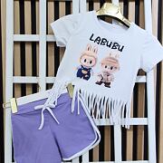 Labubu letní set white/lila