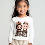 Labubu longsleeve blůzka FRIENDS bílá